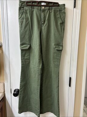 Women’s Olive Green Cargo Pants Tine and Tru Size 10